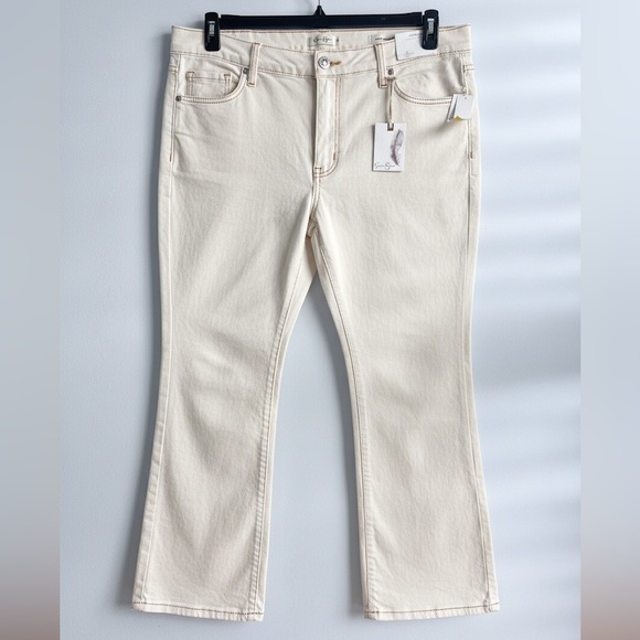 Jessica Simpson Trendy Women’s Plus Size Charmed Ankle Flare Jeans Size 24W - Picture 1 of 7